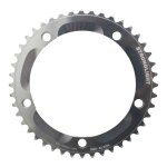 Plateau v�lo de piste stronglight mono (44 � 46 dents) argent diam 1