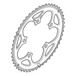 Plateau v�lo route shimano tiagra fc - 4550 ext�rieur 50 dents pour 9