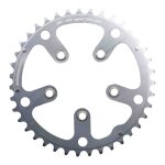 Plateau vélo de route stronglight 3x9 - 10v milieu (39 à 42 dents) arg Plateau vélo de route stronglight 3x9 - 10v milieu (39 à 42 dents) arg