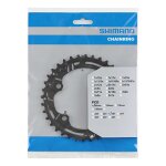 Plateau vtt shimano deore 36 dents double plateaux externe 4 branches
