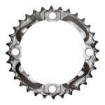 Plateau vtt shimano deore 3x9v milieu (32  22 dents) argent - 32 dent