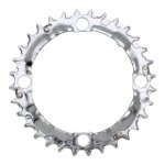 Plateau vtt shimano deore 3x9v milieu (32 dents) argent