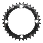 Plateau vtt shimano deore 3x9v milieu (32 dents) noir Plateau vtt shimano deore 3x9v milieu (32 dents) noir