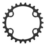 Plateau vtt shimano deore xt 2x12v int�rieur (26 dents) noir