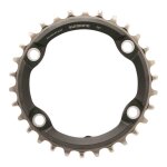 Plateau vtt shimano slx 1x11v mono (30 � 34 dents) noir - 32 dents