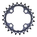 Plateau vtt shimano slx 3x9 - 10v intrieur (24  32 dents) noir - 24 d