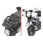Platine de top case givi monokey pour support d'origine bmw r 1300 gs
