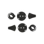 Platines + vis visi�re s - line pour casque jet s779