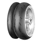 Pneu avant moto continental contiraceattack 2 medium 120 / 70 zr 17 58w