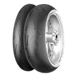 Pneu avant moto continental contiraceattack 2 street 120 / 70 zr 17 58w