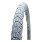 Pneu bmx 20 x1, 95 kenda slicks blanc tr