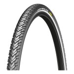 Pneu vlo city / vtc michelin protek cross tr noir / flanc rflchissan