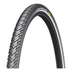 Pneu vlo city / vtc / vtt michelin protek max noir / flanc rflchissant