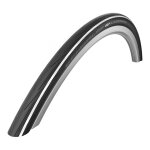 Pneu vlo schwalbe lugano ii 700x25c noir - blanc tr 50 tpi
