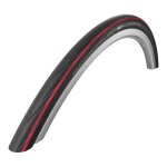 Pneu vlo schwalbe lugano ii 700x25c noir - rouge tr 50 tpi