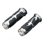 Poign�es kuryakyn iso flamme tirage par c�ble twin - cam 99 - 17 chrome