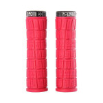 Poign�es vtt 130mm sb3 flowy am lock on rouge pinot / noir