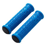 Poignées vtt reverse stamp basic à 31mm bleu Poignées vtt reverse stamp basic à 31mm bleu