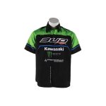 Polo enfant team bud racing 14 vert / noir - 14 ans