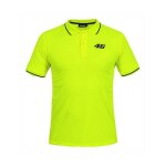 Polo vr46 core jaune fluo - m