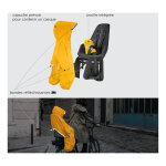 Poncho protection rainette sige enfant jaune