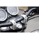 Pontets de guidon lsl rehausse + 17 mm �28 moto guzzi v7 750 cafe race