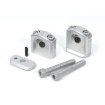 Pontets de guidon lsl rehausse + 25 mm pour guidon d origine yamaha x Pontets de guidon lsl rehausse + 25 mm pour guidon d origine yamaha x