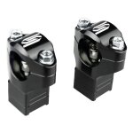 Pontets de guidon r�glables scar �28. 6mm husqvarna 85 tc 14 - 20 noir