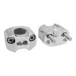 Pontets de guidon replay oversize 28, 6mm alu argent