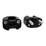 Pontets de guidon replay oversize 28, 6mm alu noir