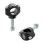 Pontets de guidon scar �28. 6mm kawasaki 250 kx 19 - 21 noir (sur t� d'