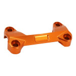Pontet supérieur avoc orange anodisé pour ktm 125 duke Pontet supérieur avoc orange anodisé pour ktm 125 duke