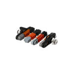 Porte patin clarks tri - gommes noir 55mm