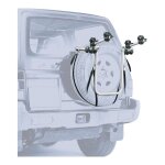 Porte - vélo sur roue de secours 4x4 peruzzo pour 2 vélo Porte - vélo sur roue de secours 4x4 peruzzo pour 2 vélo
