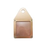 Porte vignette 1tek tuning carr� alu titane
