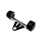 Porte vignette cylindrique brazoline noir 110mm
