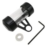 Porte vignette cylindrique brazoline noir 70mm