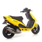 Pot d �chappement scooter leovince hand made tt pour malaguti f12 p