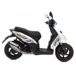 Pot d �chappement scooter leovince hand made tt pour piaggio typhoo
