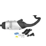 Pot d �chappement scooter leovince touring pour peugeot squab 50 95