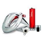 Pot d �chappement voca cross chromed 50 / 70cc alu rouge rieju mrt