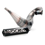 Pot d �chappement voca cross rookie 50 / 70cc alu noir rieju mrt50