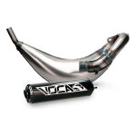 Pot d'�chappement voca cross silencieux noir rieju mrt 50