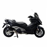 Pot d �chappement yasuni 4 black carbon kymco ak 550