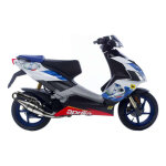 Pot leovince hand made tt black edition aprilia sr 50 factory 04 - 12