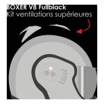Prise d air suprieur roof ro5 boxer v8 fullblack noir