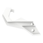 Protections de pieds de fourche polisport blanc - honda 250 / 450 crf -