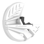 Protège disque et protections de pieds de fourche polisport blanc - g Protège disque et protections de pieds de fourche polisport blanc - g