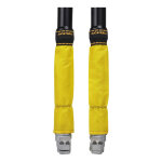 Protections de fourche acerbis z - mud jaune