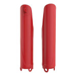 Protections de fourches polisport type origine rouge - honda 250 / 450